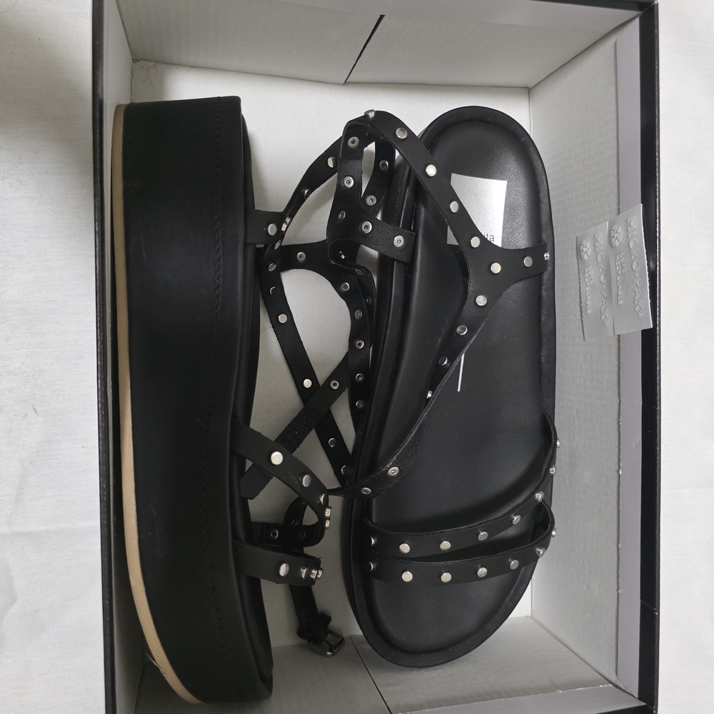 Dolce Vita Black Studded Sandals